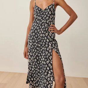 Reformation Crimini Dress in Black Cat